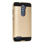 Wholesale ZTE ZMAX Pro, ZTE Z981 Armor Hybrid Case (Champagne Gold)